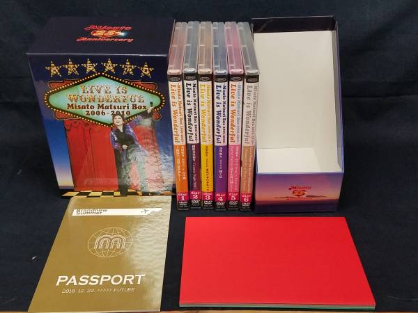 美品 Live is Wonderful 渡辺美里 DVD BOX Misato Matsuri Box 2006