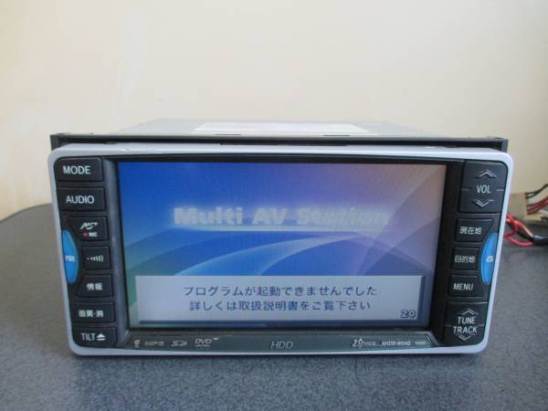 ♪HDDナビNHDN-W54G/76024/08545-00K31/CQ-BS0401C♪(トヨタ、ダイハツ 