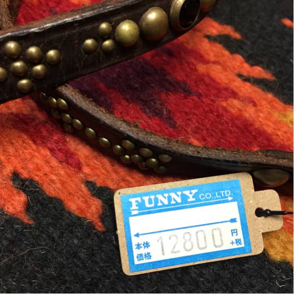 新品未使用 funny ウォレットチェーン ウォレットロープ ファニー スタッズ ウエスタン ヴィンテージ
