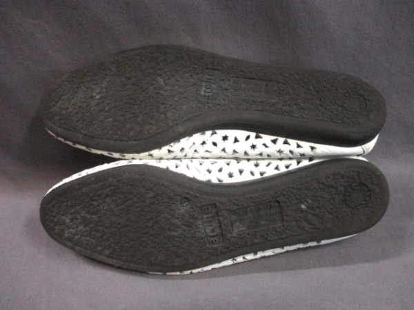 アルシュ フラットシューズ 37 レディース 白 レザー arche