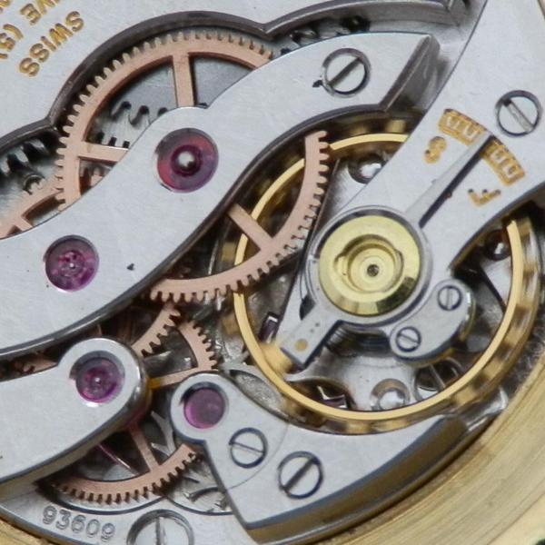 激希少18金無垢シャンパンゴールド ディスクケース★オーデマ・ピゲ ウルトラスリム★1966年頃 薄型Cal.818モジュール名機キャリバー2001_9