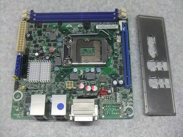 MB_Z9030409M8 Intel S1200KPR LGA1155 Mini-ITXマザーボード 完動品