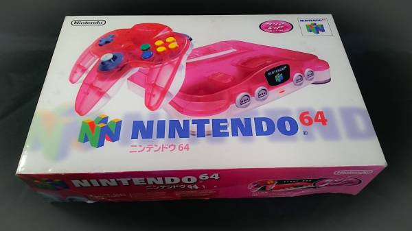 デッドストック　任天堂 NINTENDO 64 本体 クリアレッド 未使用 デッドストック NINTENDO 任天堂 64 本体 クリアレッド 稀少