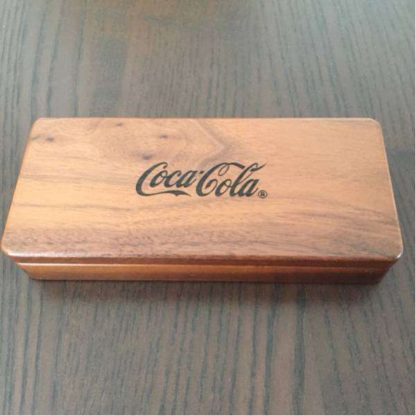 新品未使用 Coca Cola コカコーラ 非売品 木製ボールペン&シャーペン 2