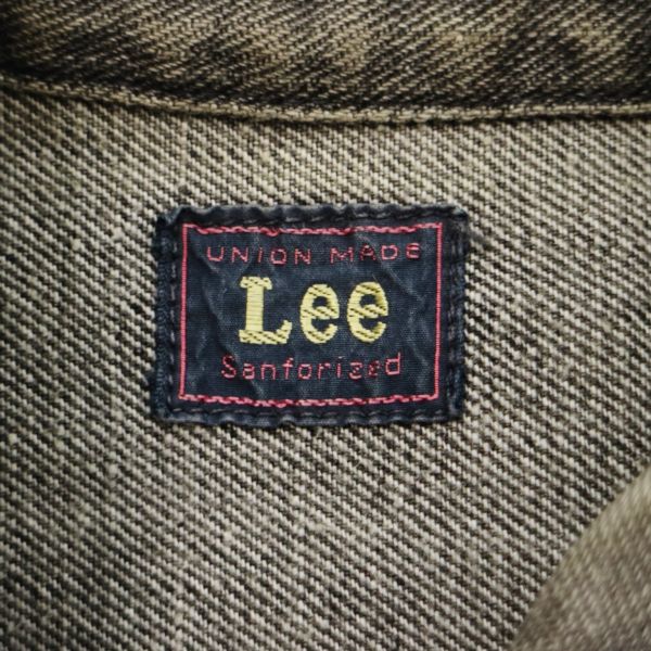 Lee リー 94828 ヴィンテージ加工 カットオフ デニム ベスト Sz.L