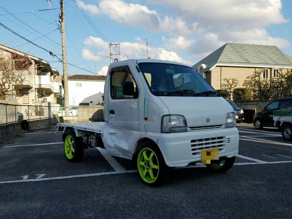 山形発　軽トラ　キャリィ 　db52t 珍!!希少！低走行！72.830キロ！キャリイ DB52T ターボ 5速 4WD AC PS