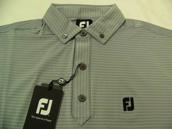  FOOTJOY フットジョイ ストレッチ ボタンダウン半袖ポロシャツ XL 灰(シャツ)｜売買されたオークション情報、yahooの商品情報をアーカイブ公開 - オークファン シャツ