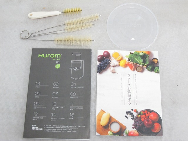 未使用Hurom 中古 ヒューロム H2H-WWA11 スロージューサー ホワイト