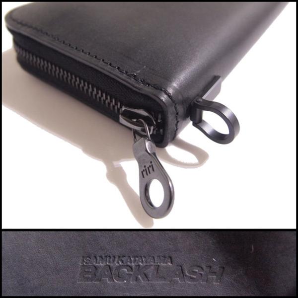 P1910f2◇新品同様 バックラッシュ GUIDI オイルカーフ ラウンドジップ