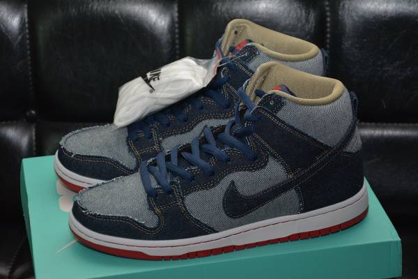 新品 海外正規 27.5cm NIKE SB DUNK HIGH TRD QS DENIM