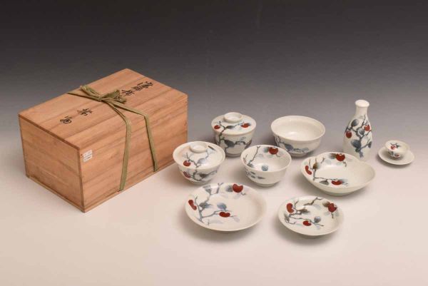 ♪ 大川内焼 鍋島青磁 小笠原長春 青磁皆具 茶道具 共箱 ▽ ♪ 管NO.1592ko