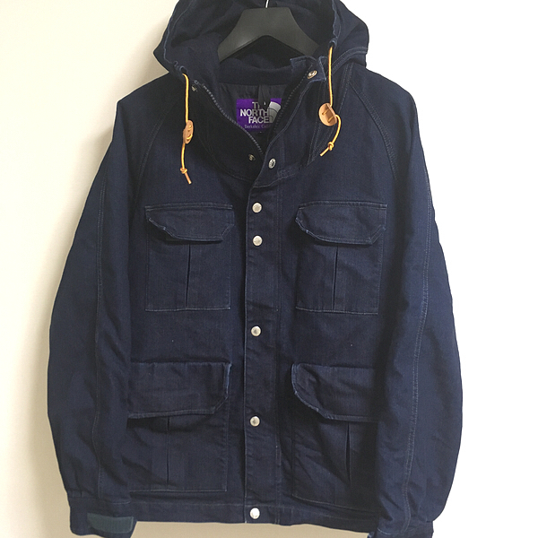 JS別注 デニムマウンテンパーカー The North Face Purple Label