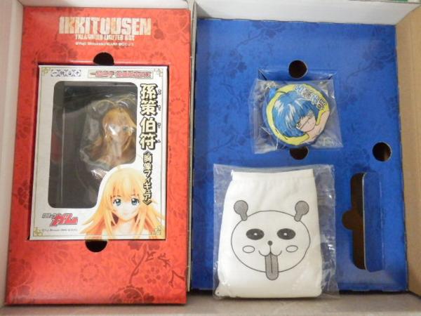 開封 一騎当千 秘蔵限定BOX /孫策伯符 胸像フィギュア [欠品有