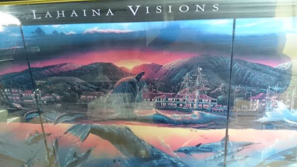 美品 クリスチャン・ラッセン 「LAHAINA VISIONS」 額入り【100x68.5cm