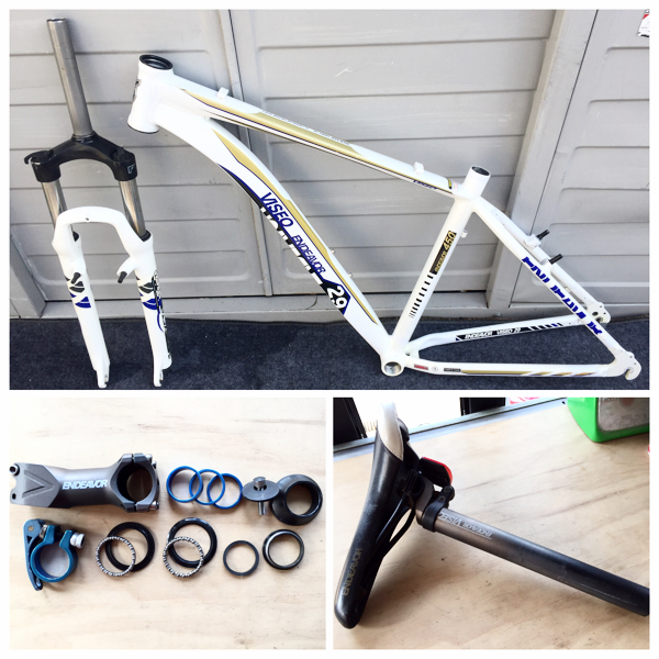 12068☆アサヒENDEAVORエンデバーVISEO☆29インチMTBアルミフレーム450 