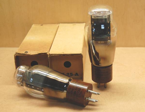 WESTERN ELECTRIC VT-25A 1ペア Western Electric VT-25A 真空管 ペア