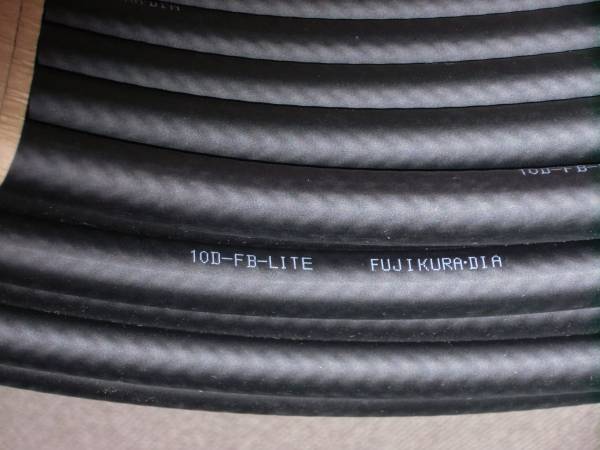 フジクラ 同軸ケーブル フジクラ 10D-FB-LITE 新品 100m 10d-fb-lite 