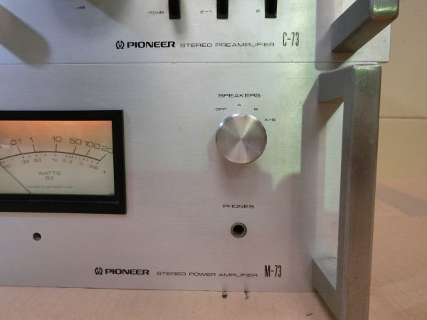 Pioneer⁄パイオニア ◇PIONEER パイオニア パワーアンプ M-73 / C-73