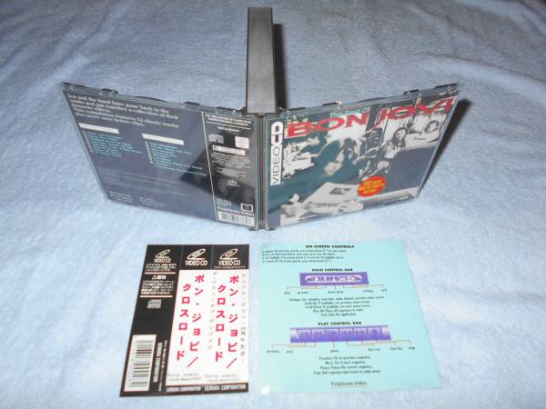 BON JOVI ボン・ジョヴィ ／超珍奇 VIDEO CD 3枚組 Media Playerで