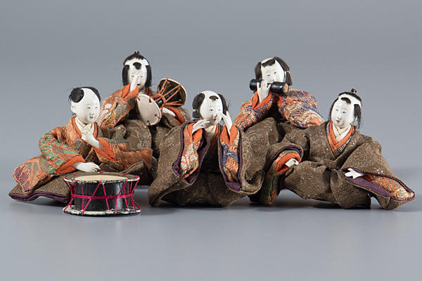 【五】優品 豆雛人形 五人囃子 江戸時代