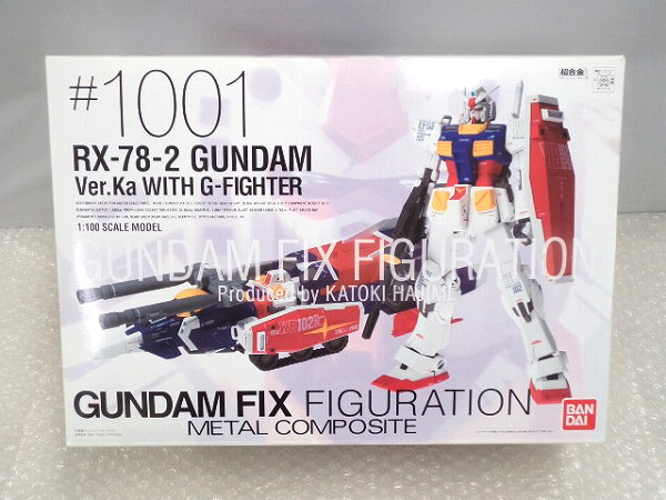 バンダイ GFF/FIX METAL COMPOSITE #1001 RX-78-2 ガンダム Ver.Ka With G-Fighter / フィギュア