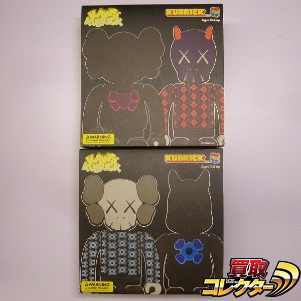 s L892b メディコム・トイ KUBRICK KAWS カウズ バスストップ 1 2 