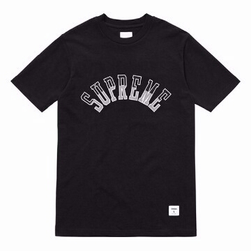 Supreme Curve Logo Tee Black 17ss シュプリーム Mサイズ