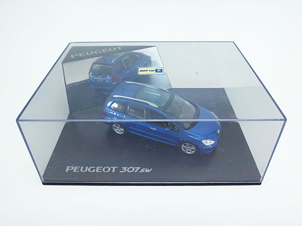 ☆040327【ノレブ】プジョー307SW ミニカー 1/43☆ブルー青☆PEUGEOT