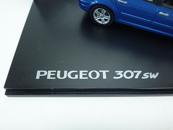 ☆040327【ノレブ】プジョー307SW ミニカー 1/43☆ブルー青☆PEUGEOT