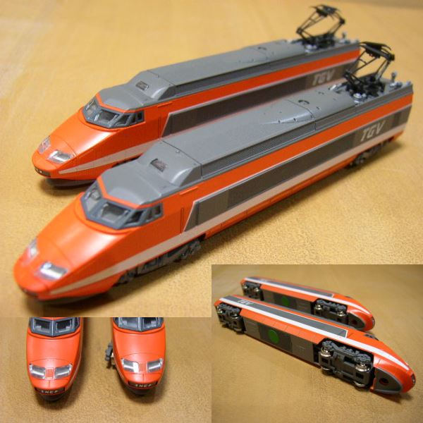 Nゲージ☆KATO TGV PSE オレンジ 10両編成 中古美品(外国