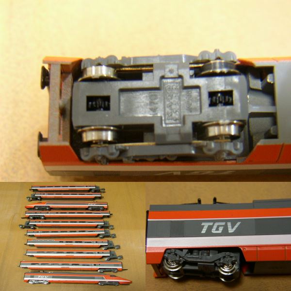 Nゲージ☆KATO TGV PSE オレンジ 10両編成 中古美品(外国