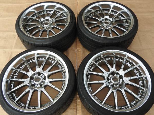 美品！深リム19インチ！ボルクレーシングGTM(8.5J+14 9.5J+17 PCD114.3 
