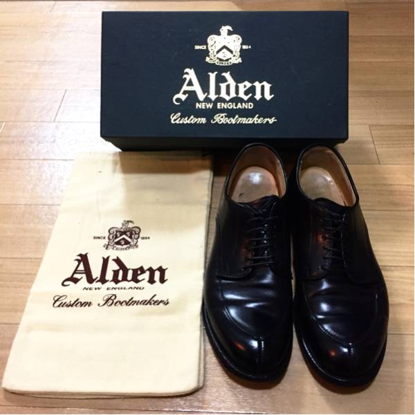◇オールデン Alden シガー コードバン プレーントゥ 93911 (size 8.5D