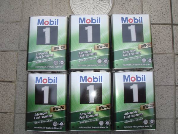 Mobil モービル1 Mobil1 0W-20 6缶セット 24リッター EC エンジン 