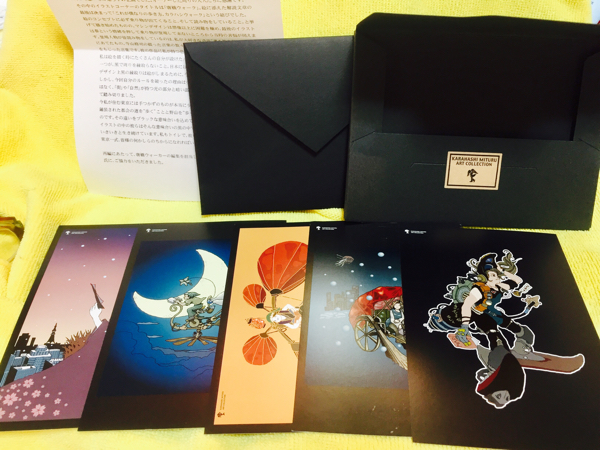 唐橋充グッズ★「東京一式/唐橋ウォーカー」ポストカード5枚セット＋専用ケース＋メッセージ