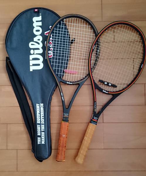 ☆Wilson☆　 硬式用テニスラケット×２点　　ケース１点付き
