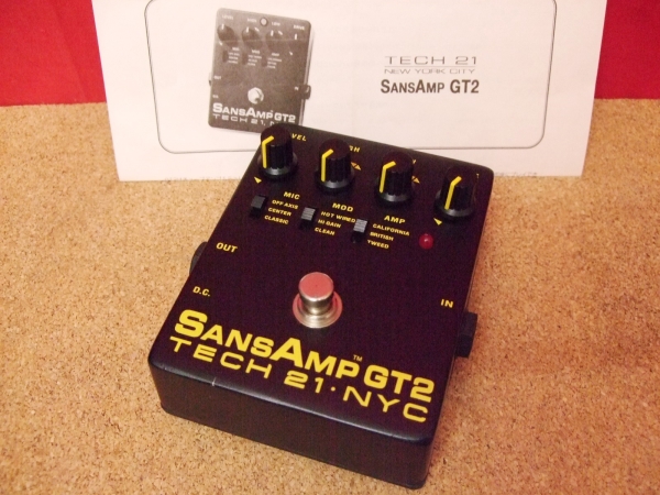 TECH21 SANSAMP GT2 サンズアンプ ギター アンプシミュレーター