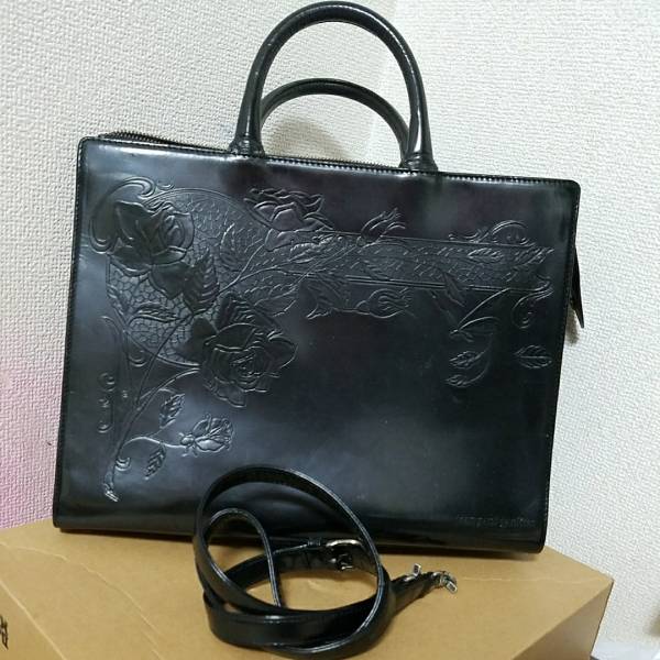 ゴルチェ ニューローズ ビジネスバッグ 薔薇 ゴルチエ jean paul 