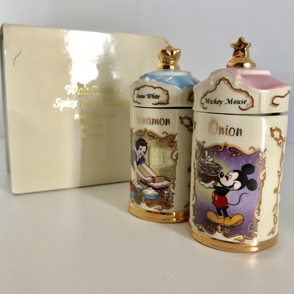 【希少】LENOX レノックス ディズニー スパイスジャー ミッキー&白雪姫 未使用箱付き