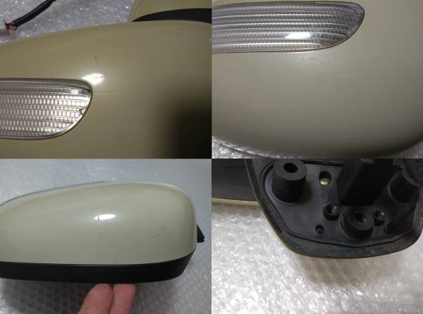 １円スタート！　L550S L560S ムーヴラテ 左ドアミラー カラーナンバーY08 ムーヴラテ CBA-L560S 左 ドア ミラー Xリミテッド 4WD 87940-B2250