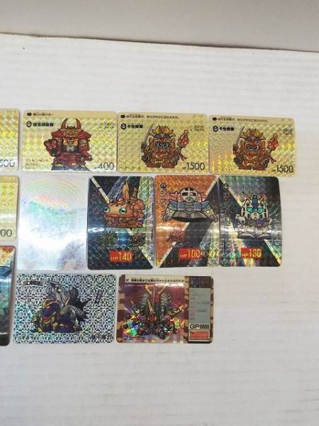 w302 89 SDガンダム カードダス 500 メモリアルカード 他 傷有 計19種