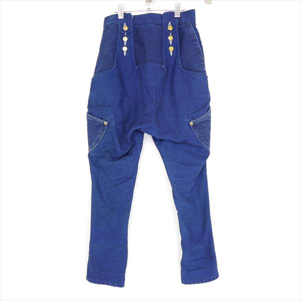 ☆mercibeaucoup×Lee うしろまえデニム サルエルパンツ M ☆ メルシー