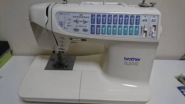 １円【美品・最安値】ブラザーミシン M-3000　【ZZ3-B960】動作品