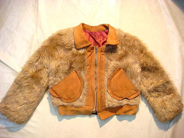 ビンテージ ブランド不明 希少 珍品 50S 60S 熊ジャン デザイン 