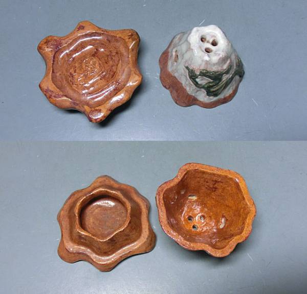 大樋長左衛門 作 大樋焼 龍 香炉（共箱）茶道具 | 共箱 十代