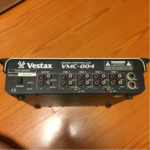 DJミキサー】Vestax VMC-004 FX ジャンク 本体のみ DJミキサー】Vestax