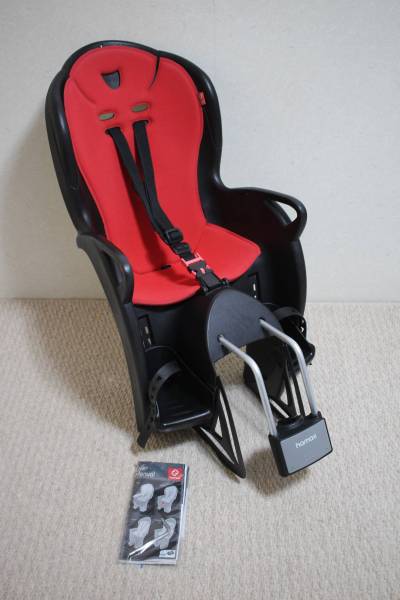 【程度良】HAMAX Kissハマックス キス スポーツ車対応 チャイルドシート ＭＴＢ・クロスバイク・ロードバイク・PAS Blace【簡単着脱】