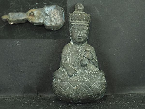 古銅 掛仏 鎌倉時代 仏教美術 AZ3465 東洋彫刻 美術品 【公式通販】