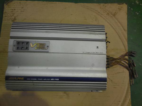 アルパイン ALPINE MRV-F405 4/3/2chパワーアンプ 390W×4 90W×2+240W
