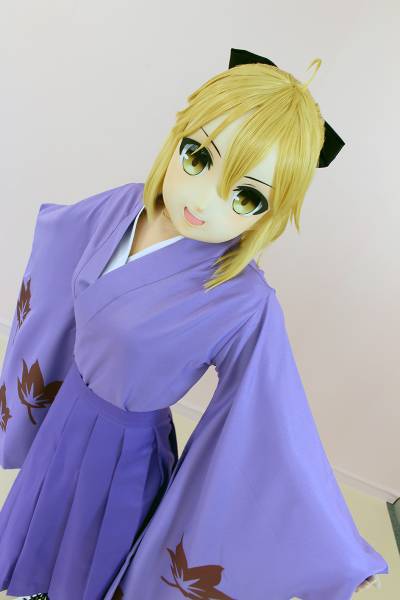 むにむに製作所 着ぐるみ FGO☆桜セイバー風マスク コスプレ・等身大